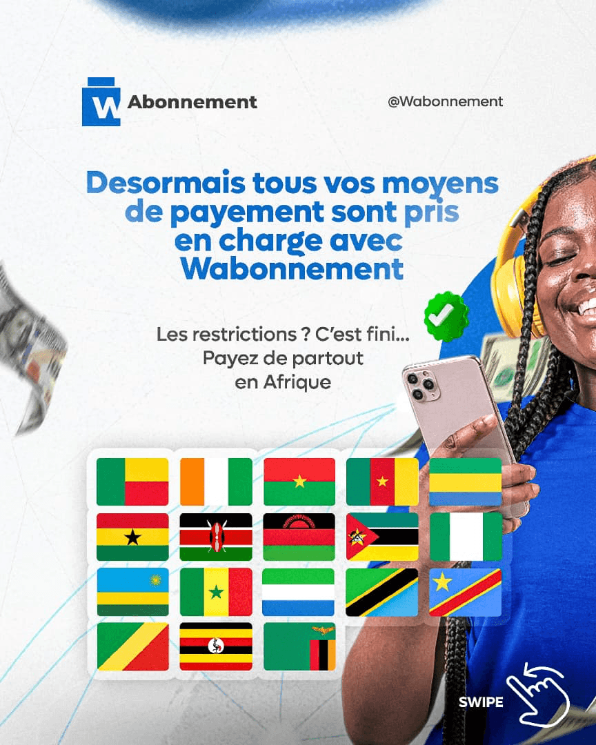 Wabonnement — Livraison dans tous les pays